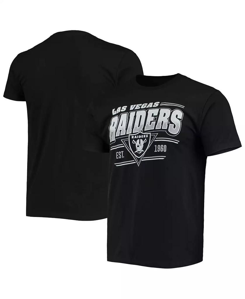 Junk Food Men's Black Las Vegas Raiders Throwback T-shirt