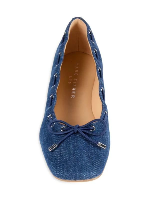 Marc Fisher Letizia Denim Ballet Flats 5