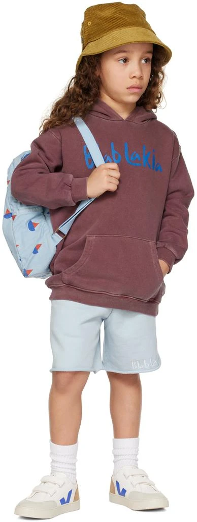 BlabLakia Kids Burgundy Printed Hoodie 4