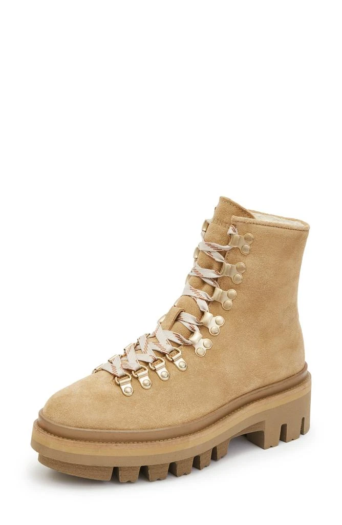 ALL SAINTS Wanda Genuine Shearling Lug Sole Combat Boot 1