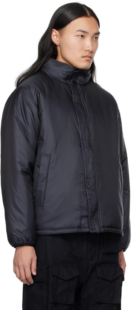 BEAMS PLUS Black MIL Puff Ver.2 Ripstop Jacket