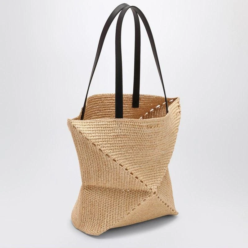 Loewe  NATURAL RAFFIA PUZZLE FOLD TOTE BAG 2
