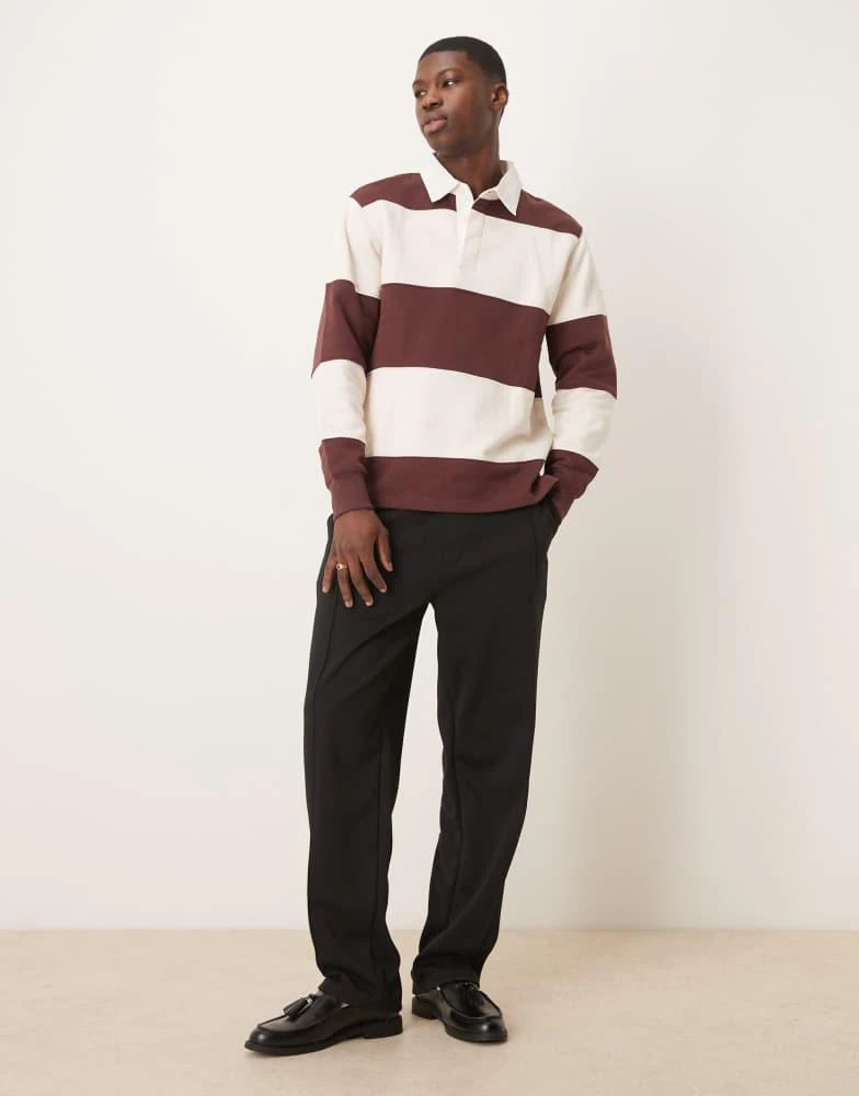 ASOS ASOS DESIGN tapered jogger in scuba in black 1