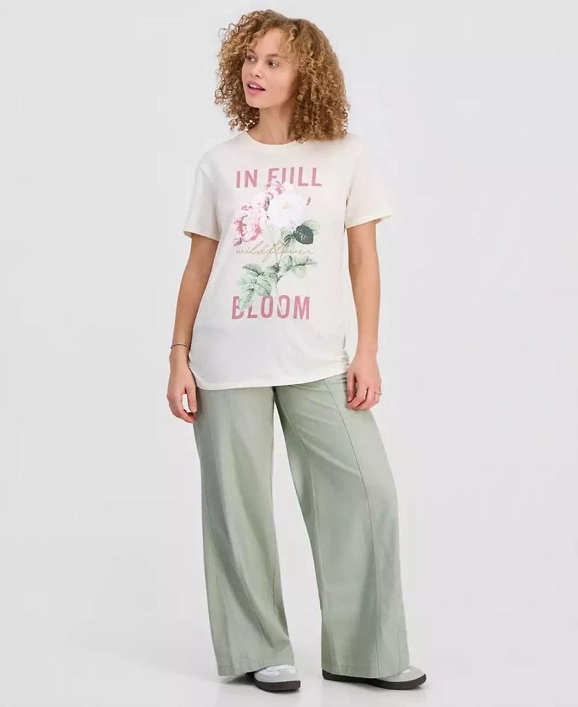 Self Esteem Juniors
 In Full Bloom Floral Graphic Crewneck T-Shirt 2