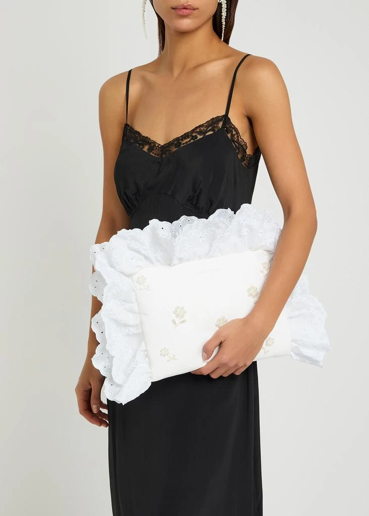 Simone Rocha Pillowcase embroidered padded clutch 5