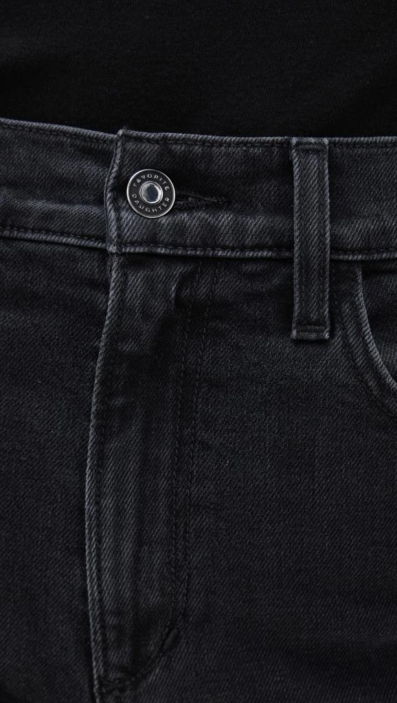 Favorite Daughter Valentina Super High Rise Tower Jeans with Slit Hem 6