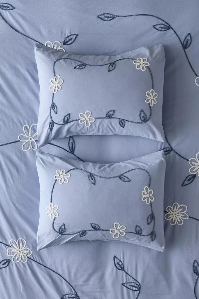 Urban Outfitters Falling Vines Floral Sham Set 2