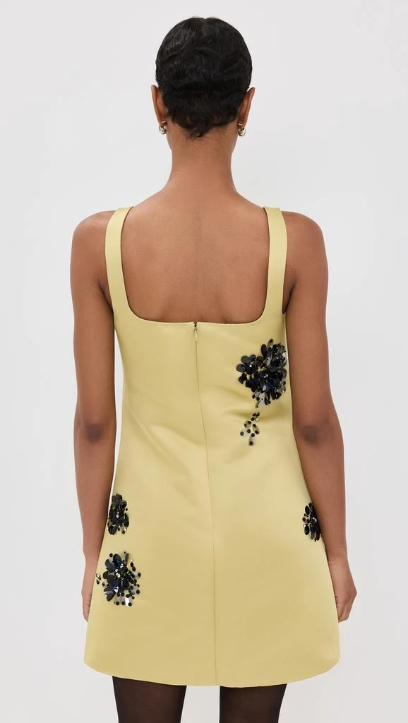 Tanya Taylor Barton Embellished Satin Dress 2