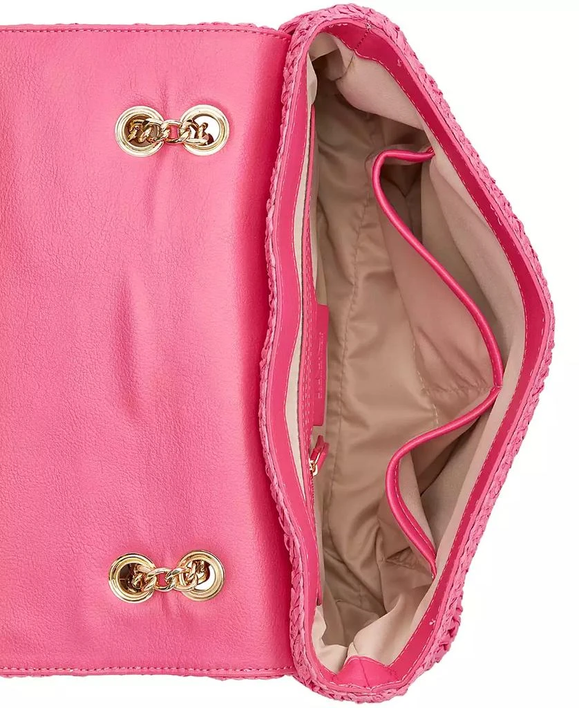 INC International Ajae Soft Crochet Straw Medium Studded Shoulder Bag, Created for Macy's 7