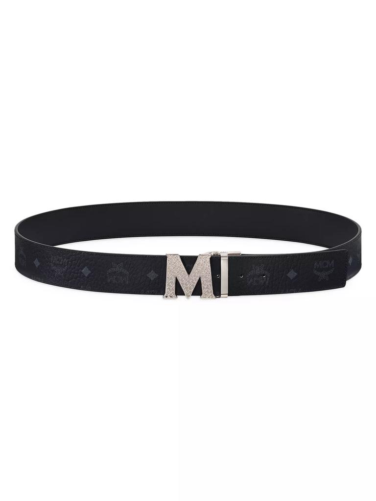 MCM Claus Reversible Logo Engraved Belt