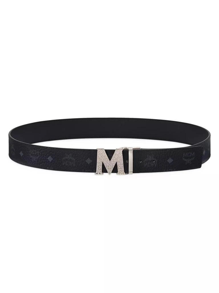 MCM Claus Reversible Logo Engraved Belt 2
