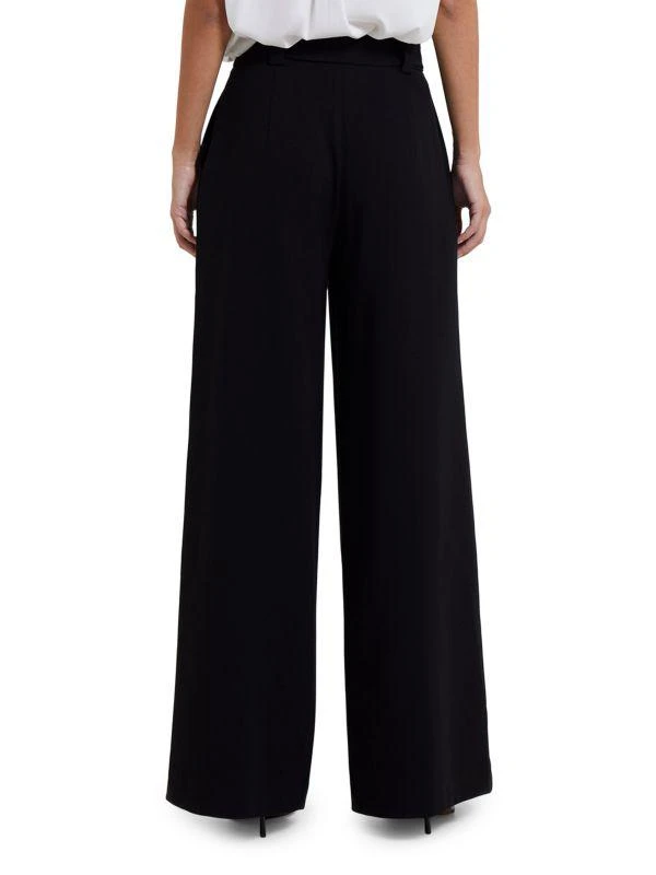 French Connection Whisper Straight Fit Wide Leg Pants 2