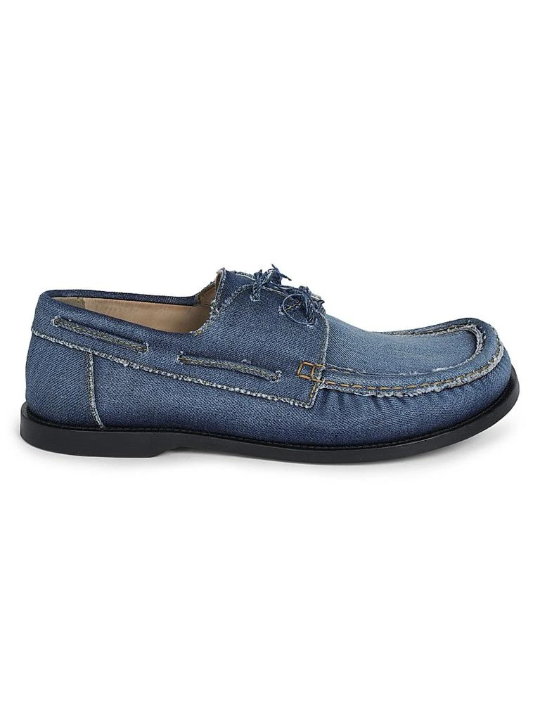 Loewe Campo Denim-Inspired Boat Shoes 1
