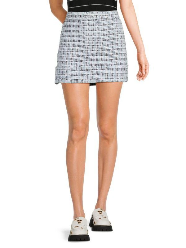 Thom Browne Tweed Cotton Mini Skirt 1
