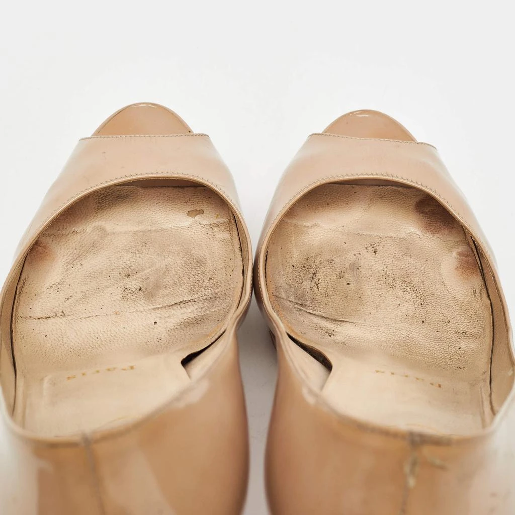 Christian Louboutin Christian Louboutin Beige Patent Leather Altadama Pumps Size 37 4