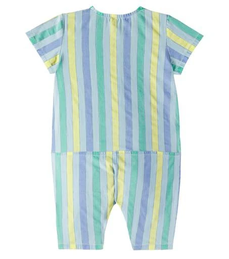 BOBO CHOSES Baby striped denim jumpsuit 2
