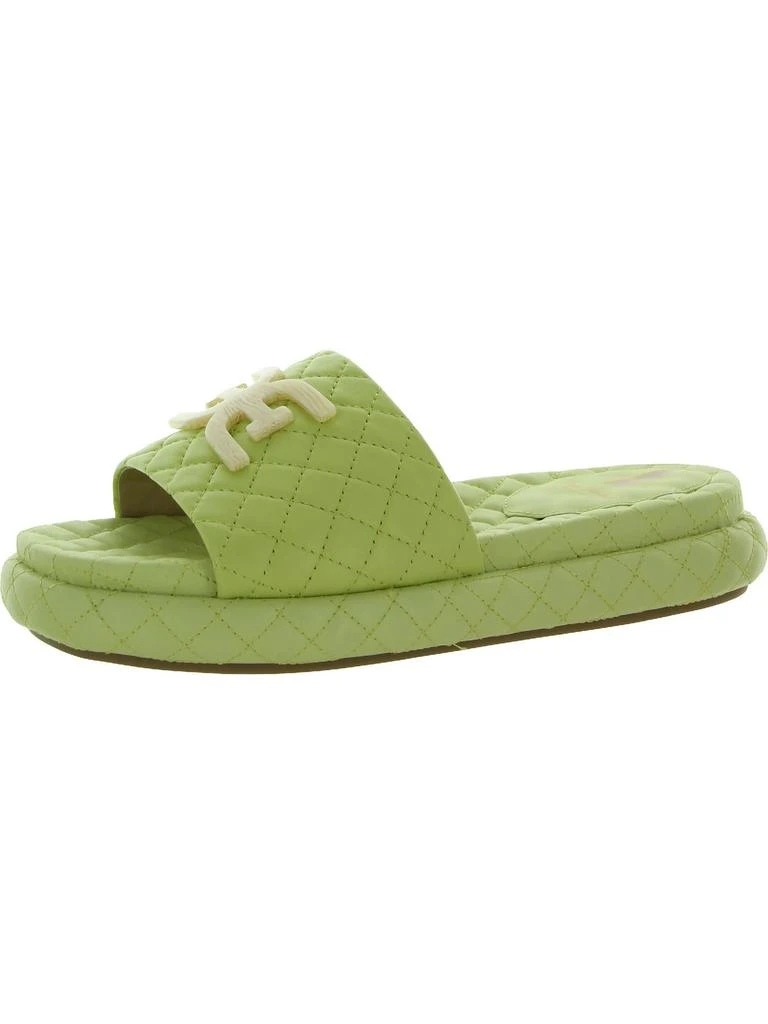 Sam Edelman Karinda Womens Leather Slip On Slide Sandals 5