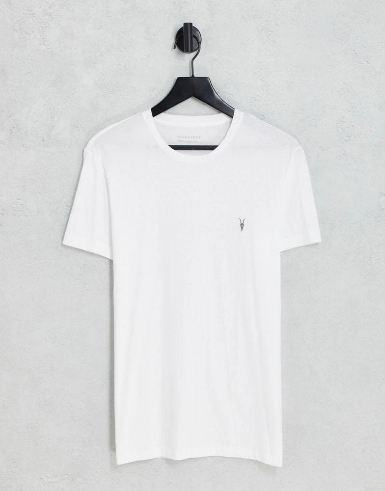 ALL SAINTS AllSaints Tonic ramskull logo t-shirt in white 1