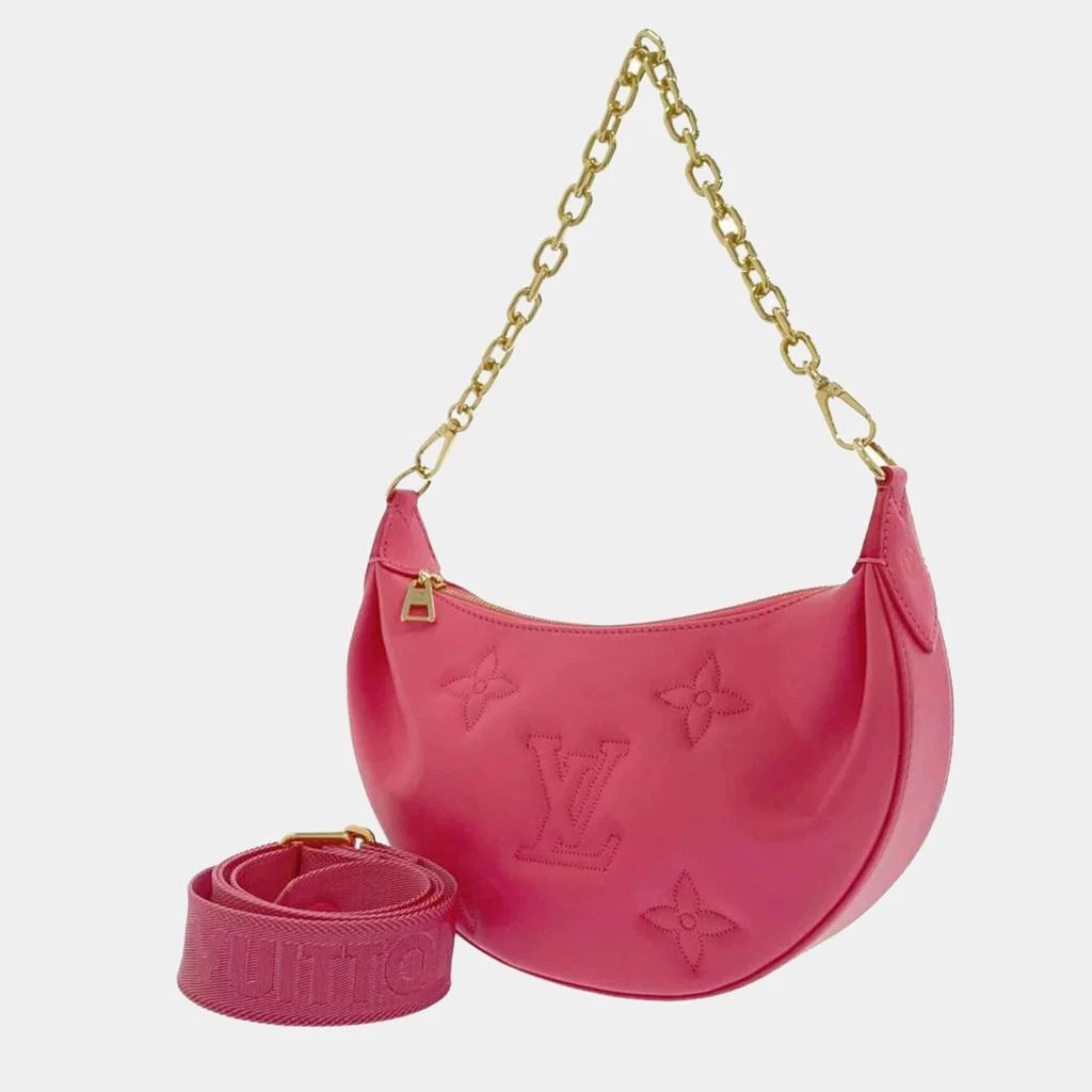 Louis Vuitton Louis Vuitton Pink Monogram Giant Leather Bubblegram Over The Moon Shoulder Bag 1