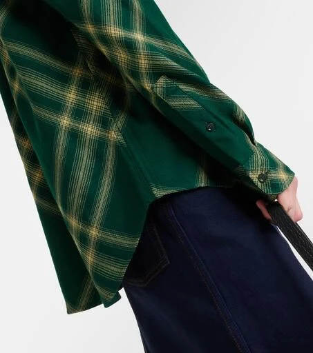 Burberry Checked wool shirt 5