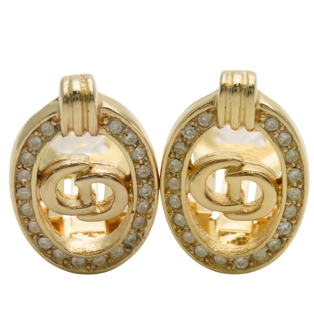 Dior Metal Clip Earrings (Pre-Owned)