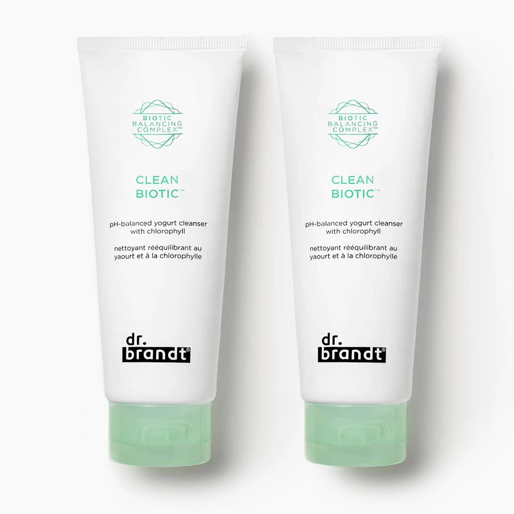 Dr. Brandt Skincare CLEAN BIOTIC FACE CLEANSER - 2 PACK - SAVE WITH 40% OFF