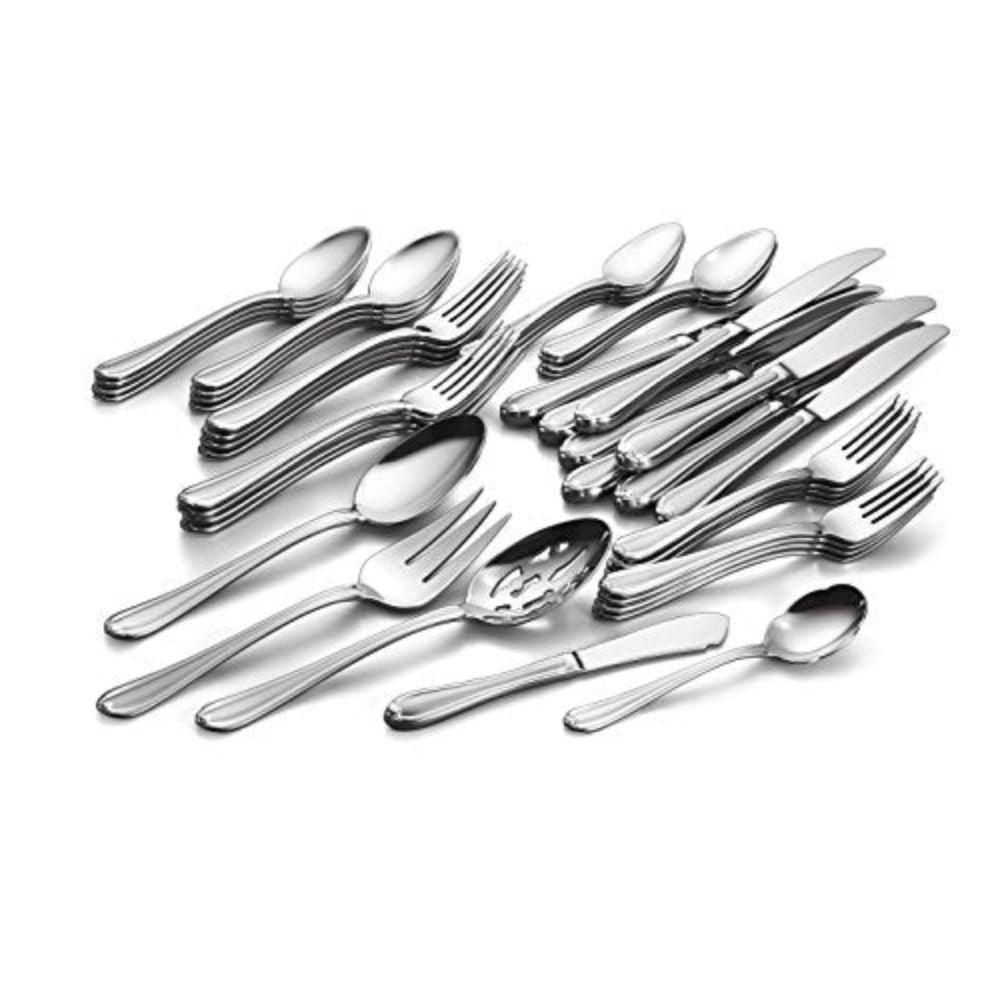 Gorham Frosted Melon Bud 45-piece Flatware Set, 7.70 Lb