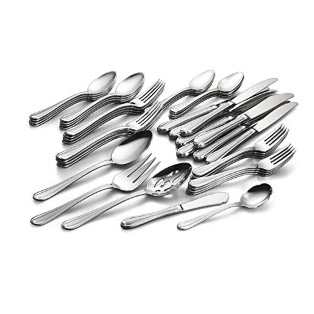 Gorham Frosted Melon Bud 45-piece Flatware Set, 7.70 Lb 1