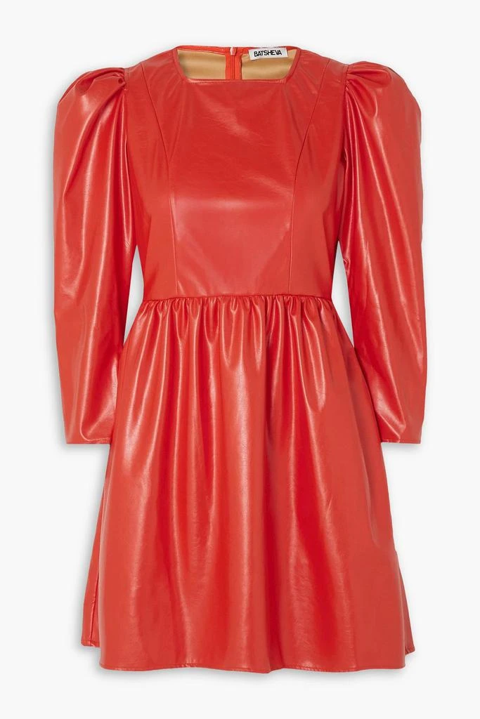 BATSHEVA Vinyl mini dress 1