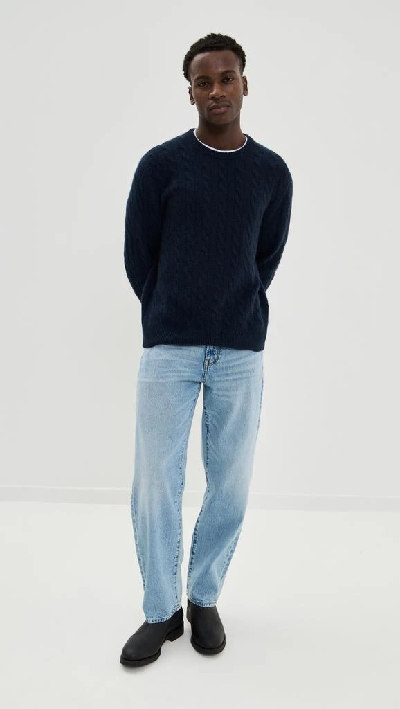 Club Monaco Cashmere Cable Crew Sweater 4
