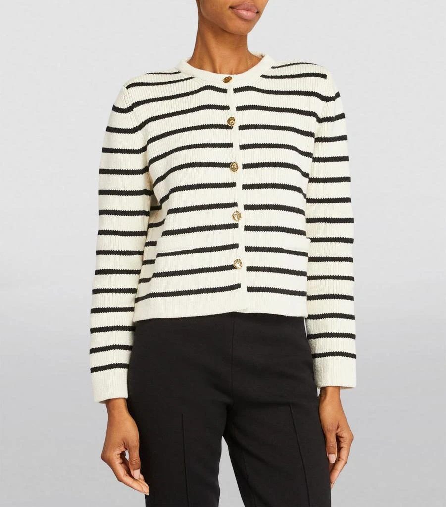 Almada Label Cotton Striped Nova Cardigan 3