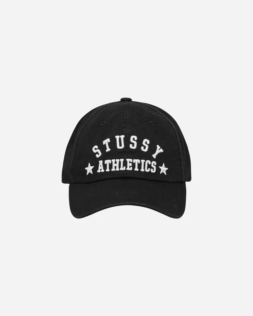 STUSSY Athletics Strapback Cap Black 2