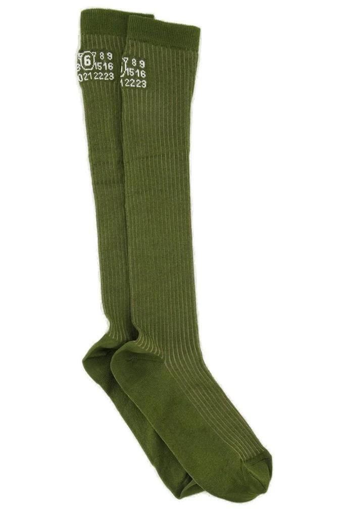 MM6 MM6 Maison Margiela Knitted Logo Socks