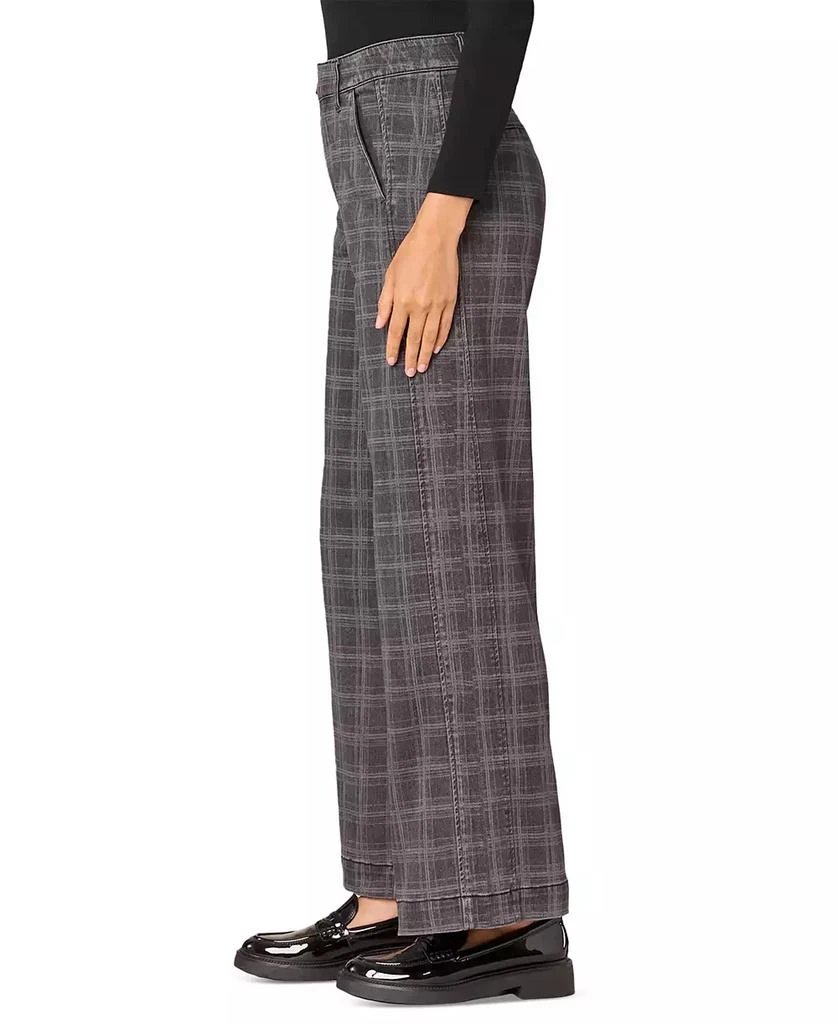 Democracy Women's "Ab" Solution Skyrise Externed-Tab Wide-Leg Pants With Side Panel 2