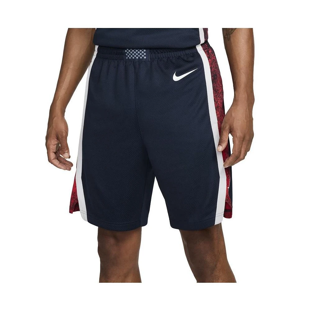 NIKE Men's Blue USA Basketball 2024 Summer Olympics Swingman Shorts 1