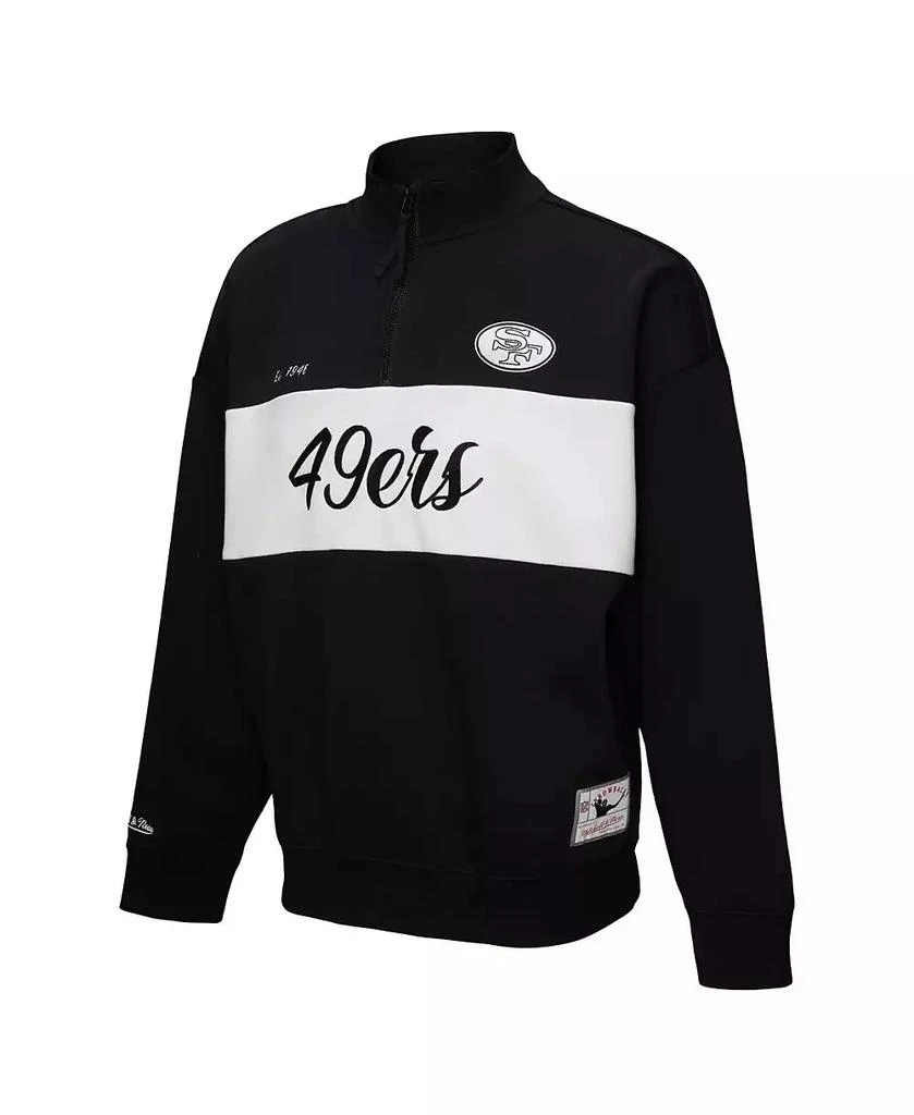 Mitchell & Ness Women's Black San Francisco 49ers Quarter-Zip Jacket 2