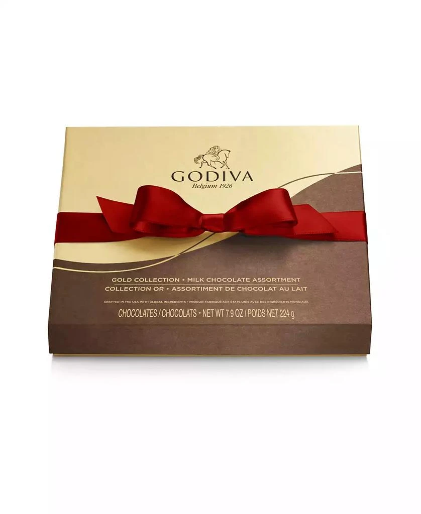 Godiva Assorted Milk Chocolate Gift Box, Red Ribbon, 18 Piece 3