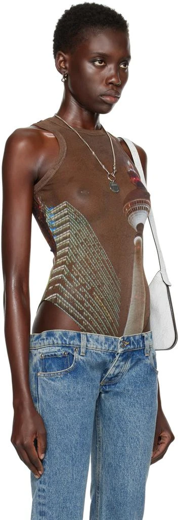 Jean Paul Gaultier Brown Shayne Oliver Edition Bodysuit 2