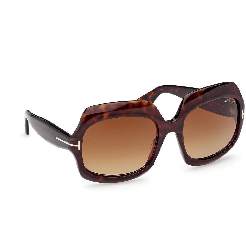 Tom Ford Tom Ford Eyewear Ren Oversized Frame Sunglasses 8