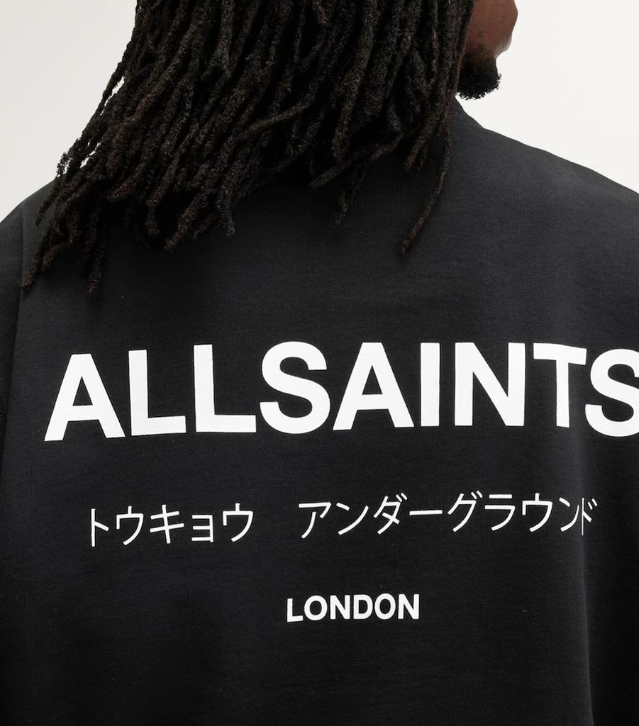 ALL SAINTS Cotton Half-Zip Underground Sweatshirt 7