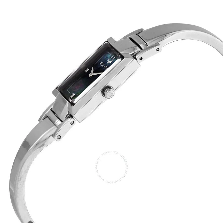 Bulova Classic Quartz Black Mother of Pearl Dial Ladies Watch 96P209 2