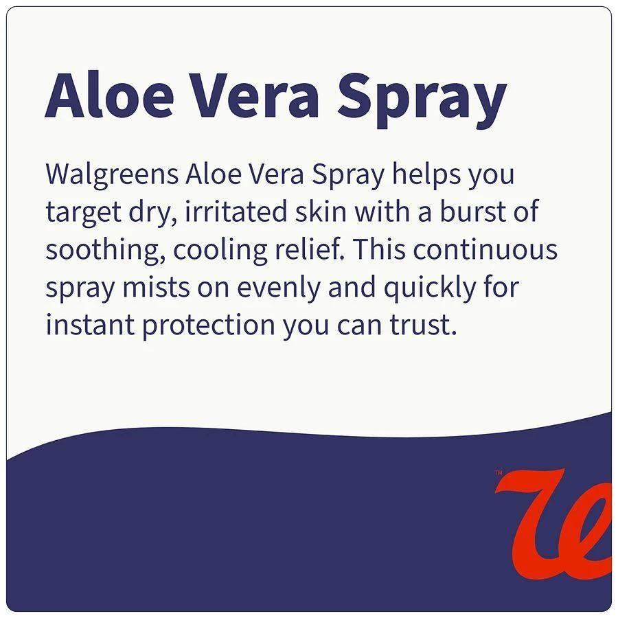 Walgreens Aloe Vera Spray 3