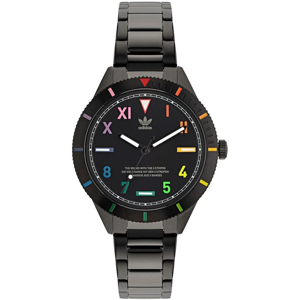 Adidas Adidas Men's Originals Fashion Edition Three Black Dial Watch 1