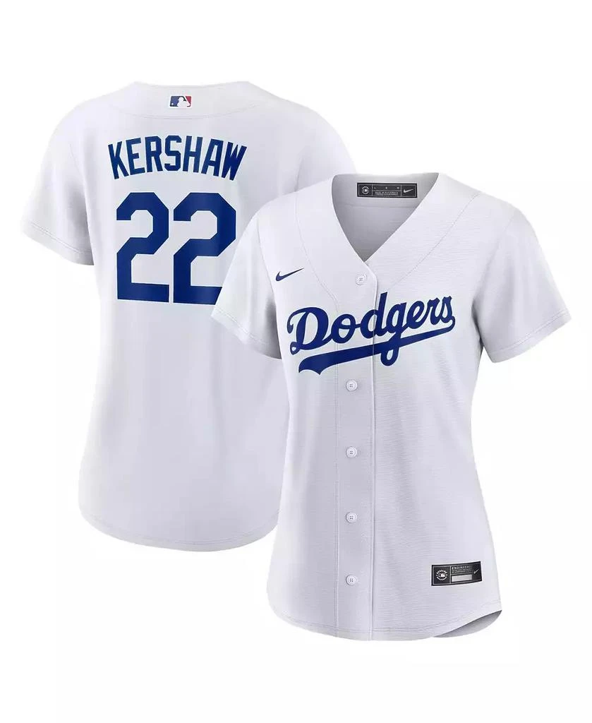 NIKE Los Angeles Dodgers Women's Clayton Kershaw Official Player Replica Jersey 1
