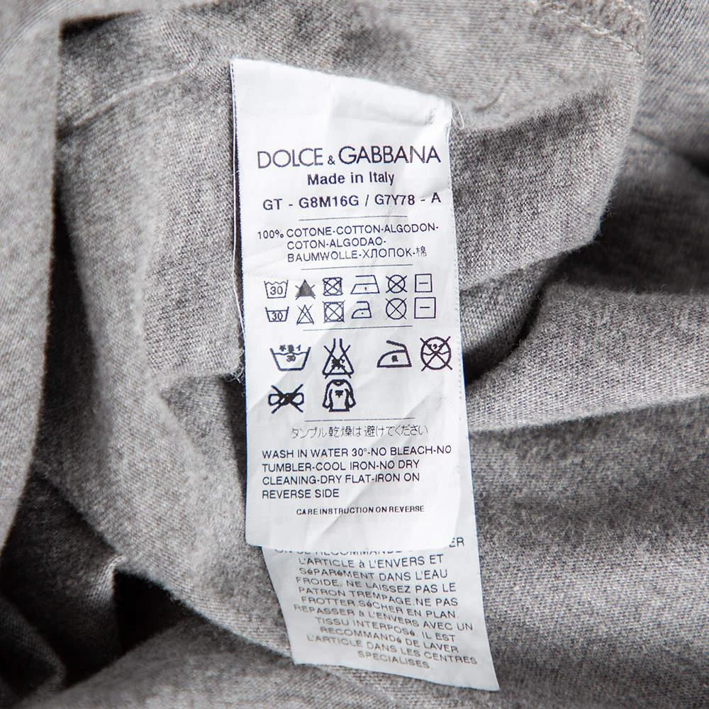 Dolce & Gabbana Dolce&Gabbana Grey Pugilato Muhammed Ali Print Short Sleeve T-Shirt XS 8