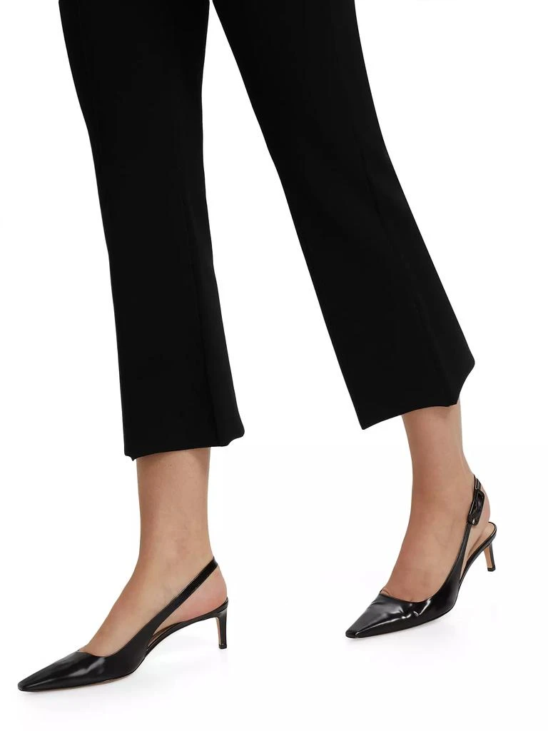 VERONICA BEARD Bray Knit High-Rise Crop Pants 6
