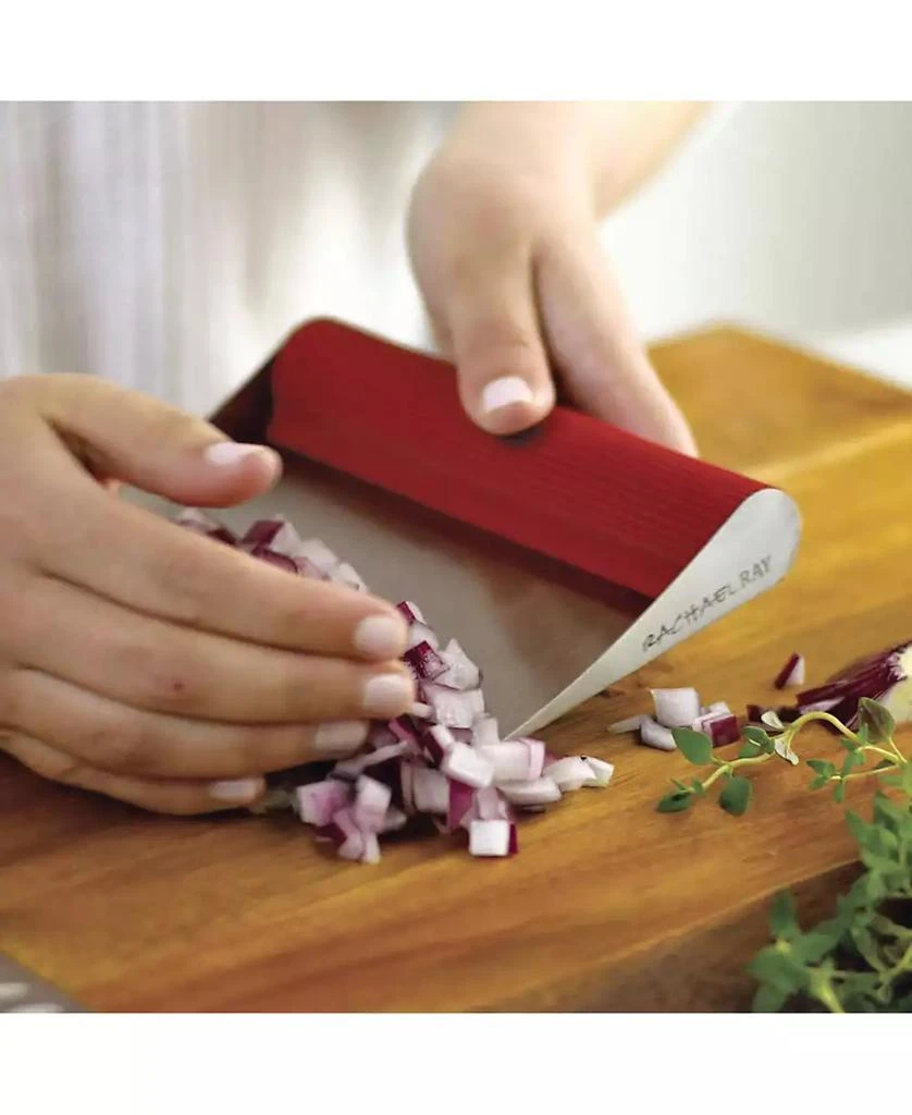 Rachael Ray Kitchen Prep Garbage Bowl, Veg-a-Peel, and Bench Scrape Set 7