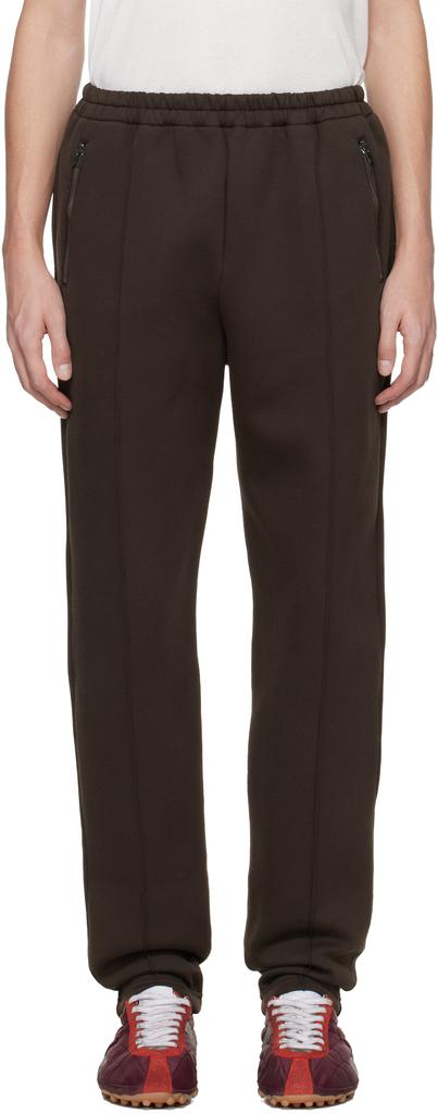 MAISON MARGIELA Brown Pinched Seam Sweatpants
