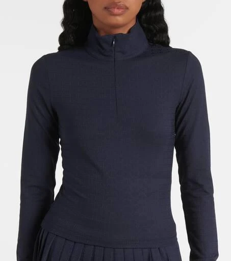 Tory Sport Cropped jacquard top 4