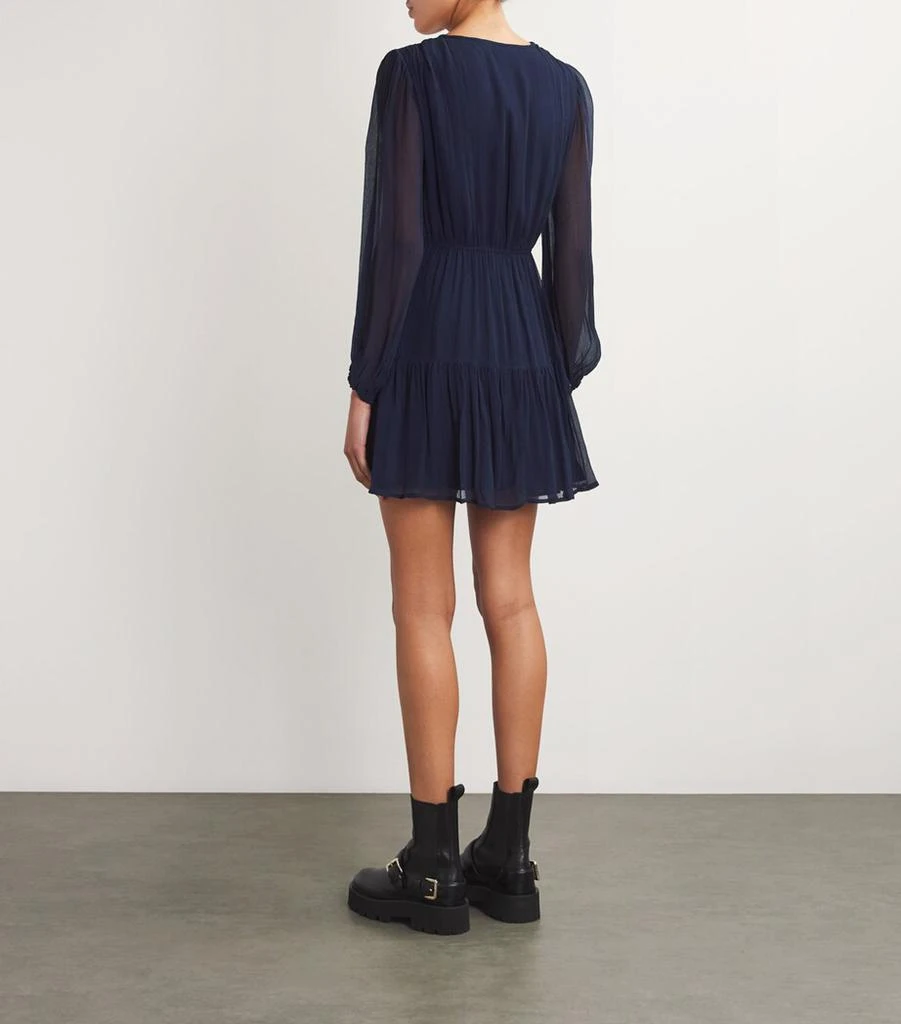 Maje Ruffle-Detail Mini Dress 3